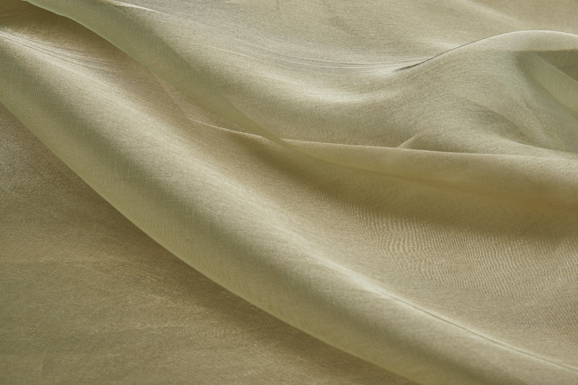 Silk Organza - Metallic Sea Spray shot Gold fabric, image 5 of 10