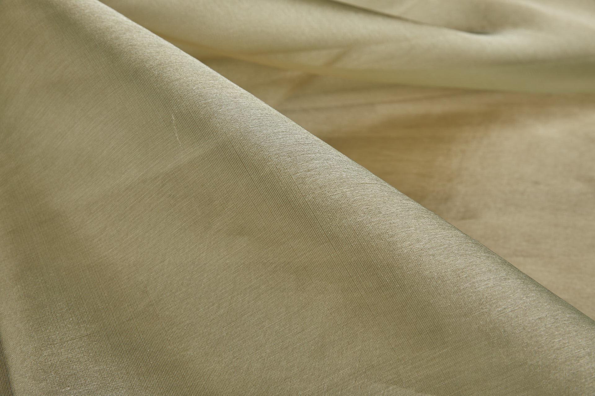 Silk Organza - Metallic Sea Spray shot Gold fabric, image 7 of 10