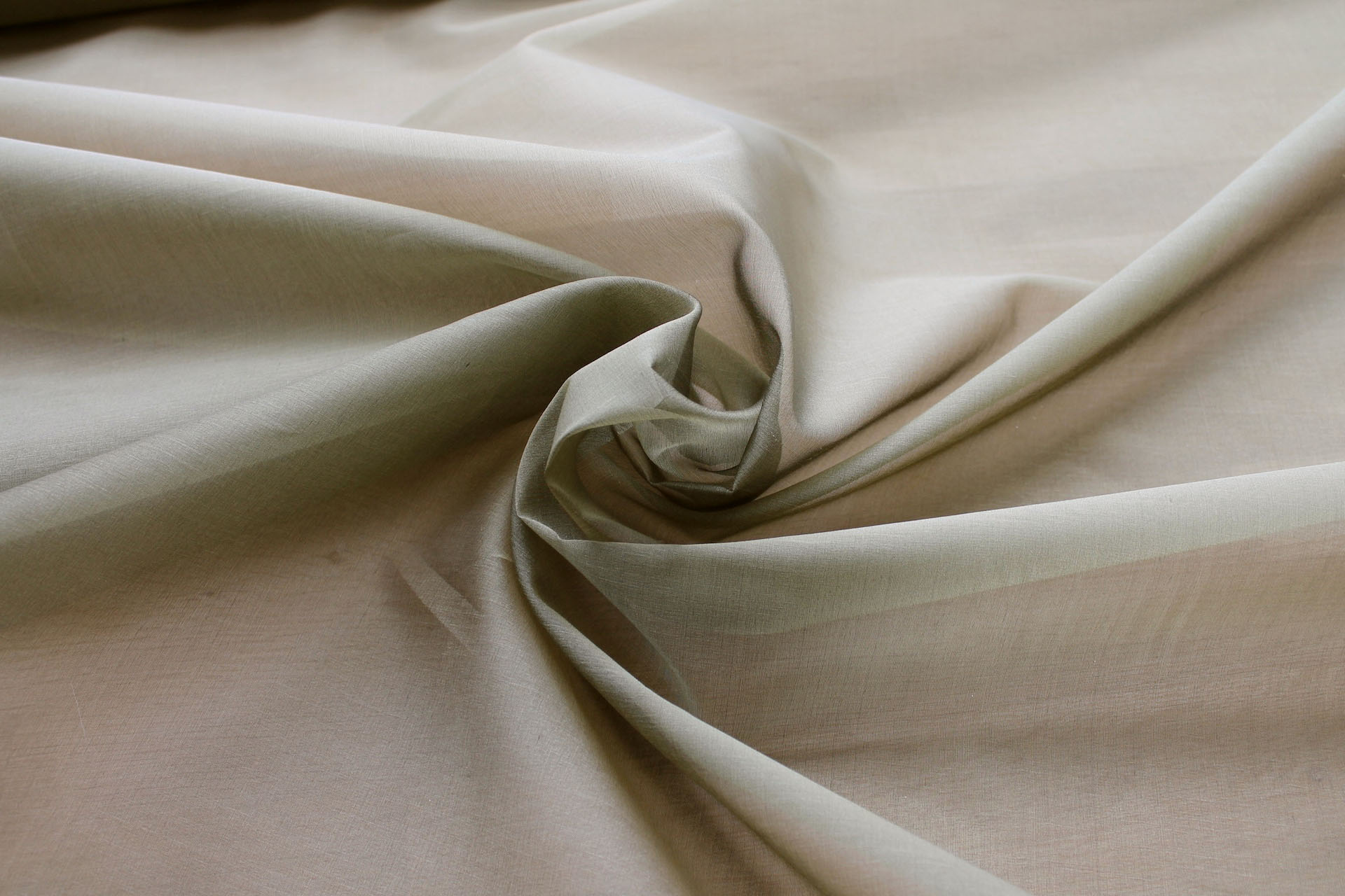 Silk Organza - Olive Shot Black fabric