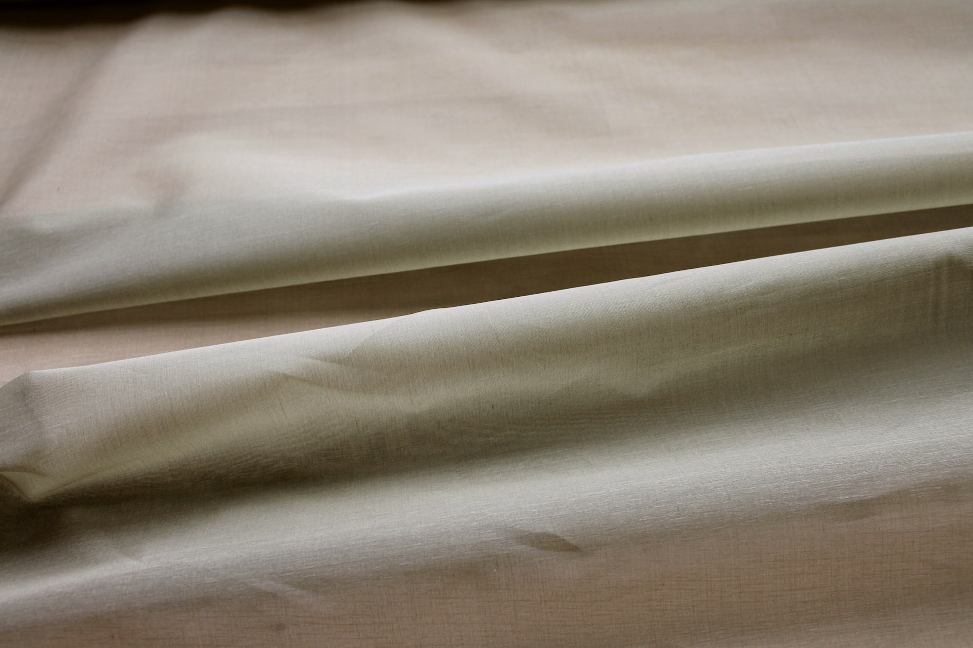 Silk Organza - Olive Shot Black fabric, image 4 of 6