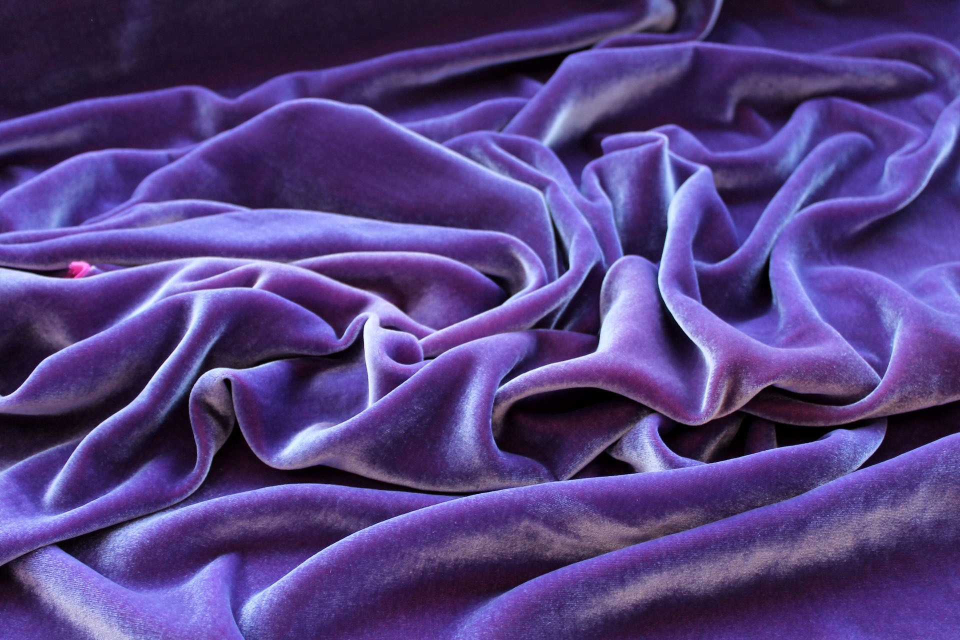 Silk Velvet - Purple Heart fabric