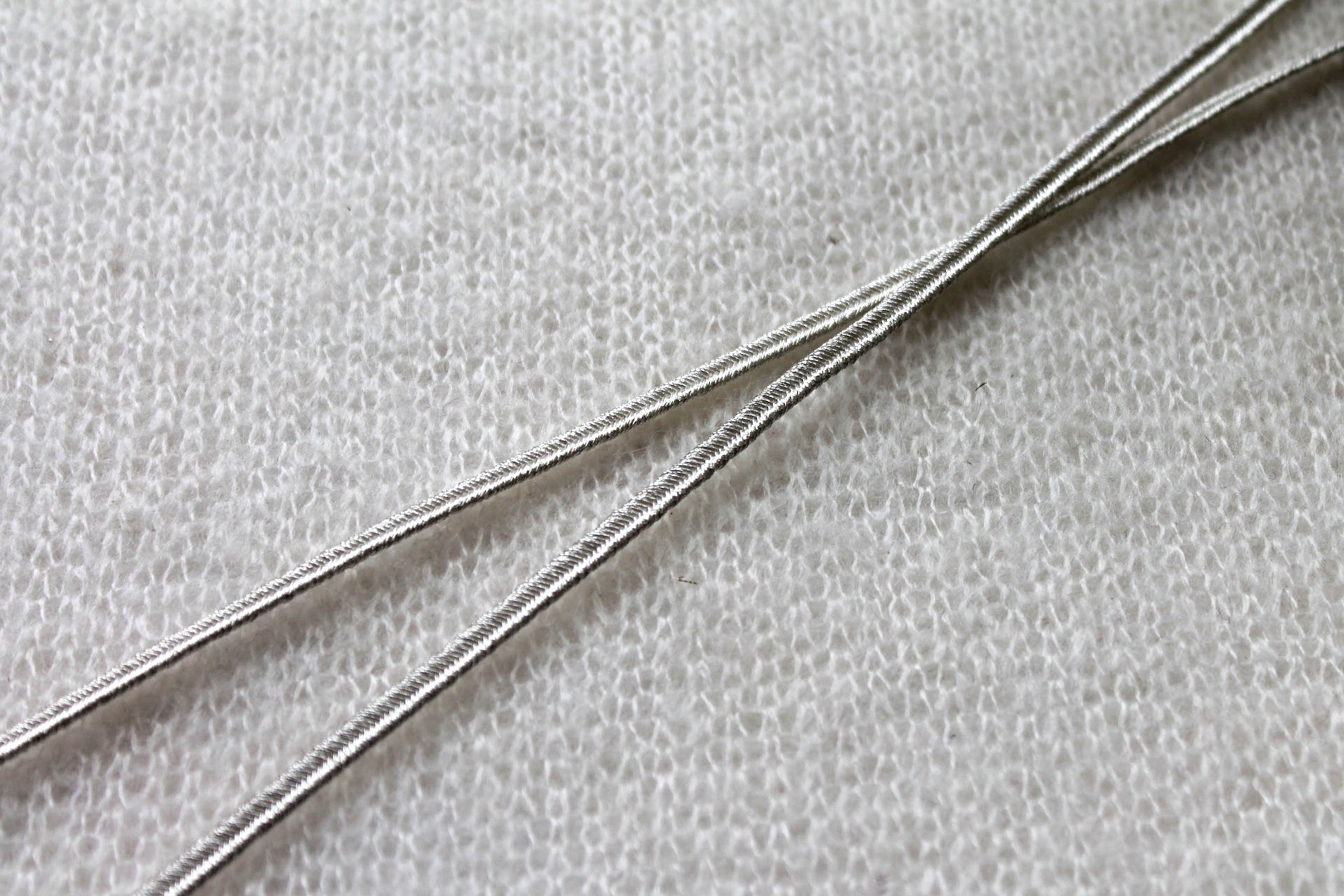 Silver Russia Braid Trim - Small