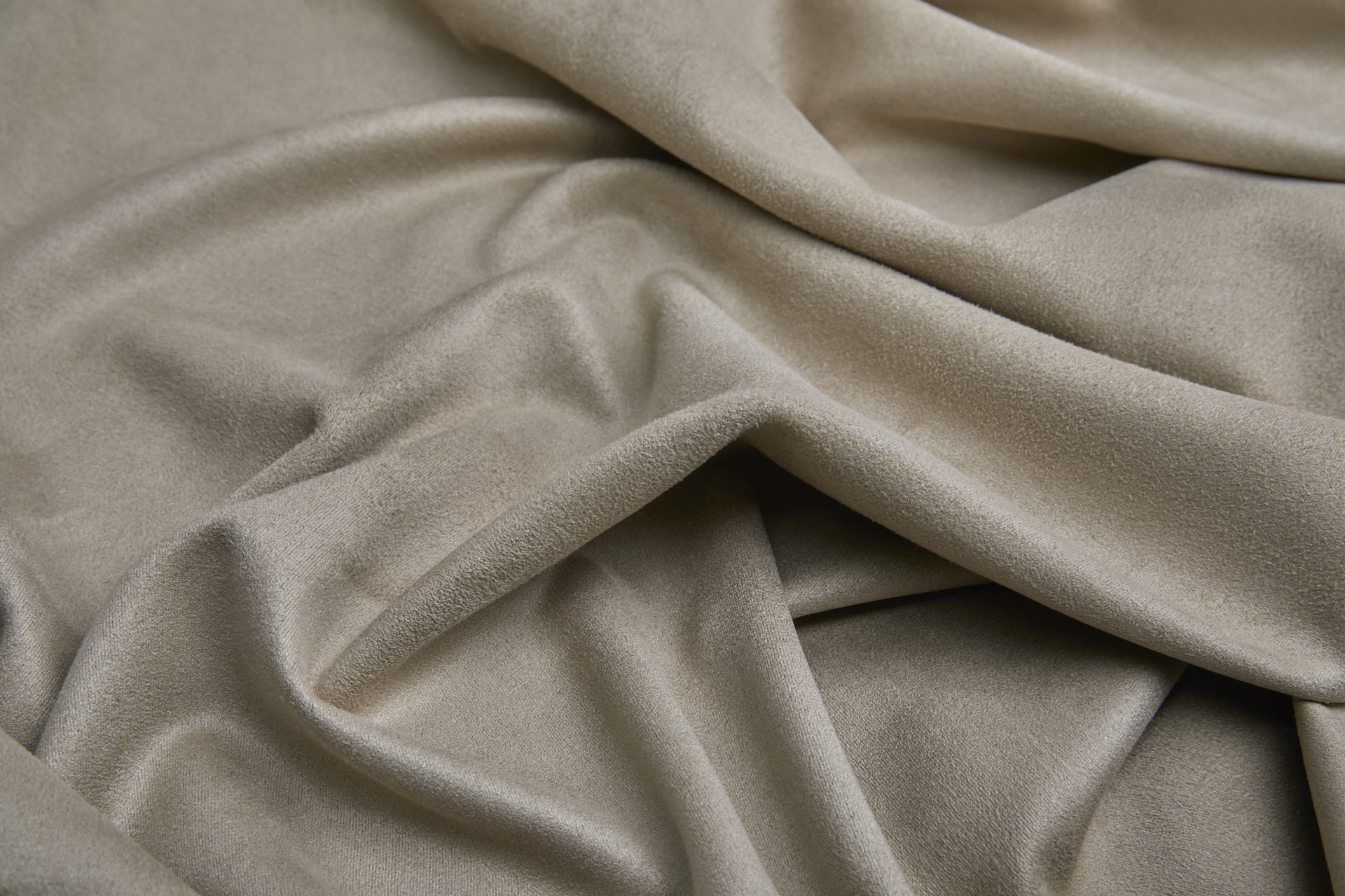 Soft Double Sided Stretch Suedette - Sandy Beige fabric