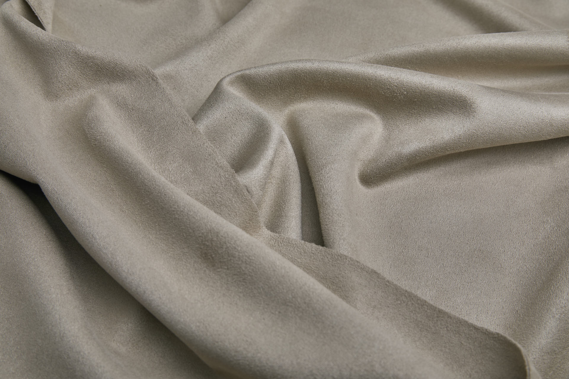 Soft Double Sided Stretch Suedette - Sandy Beige fabric, image 2 of 5