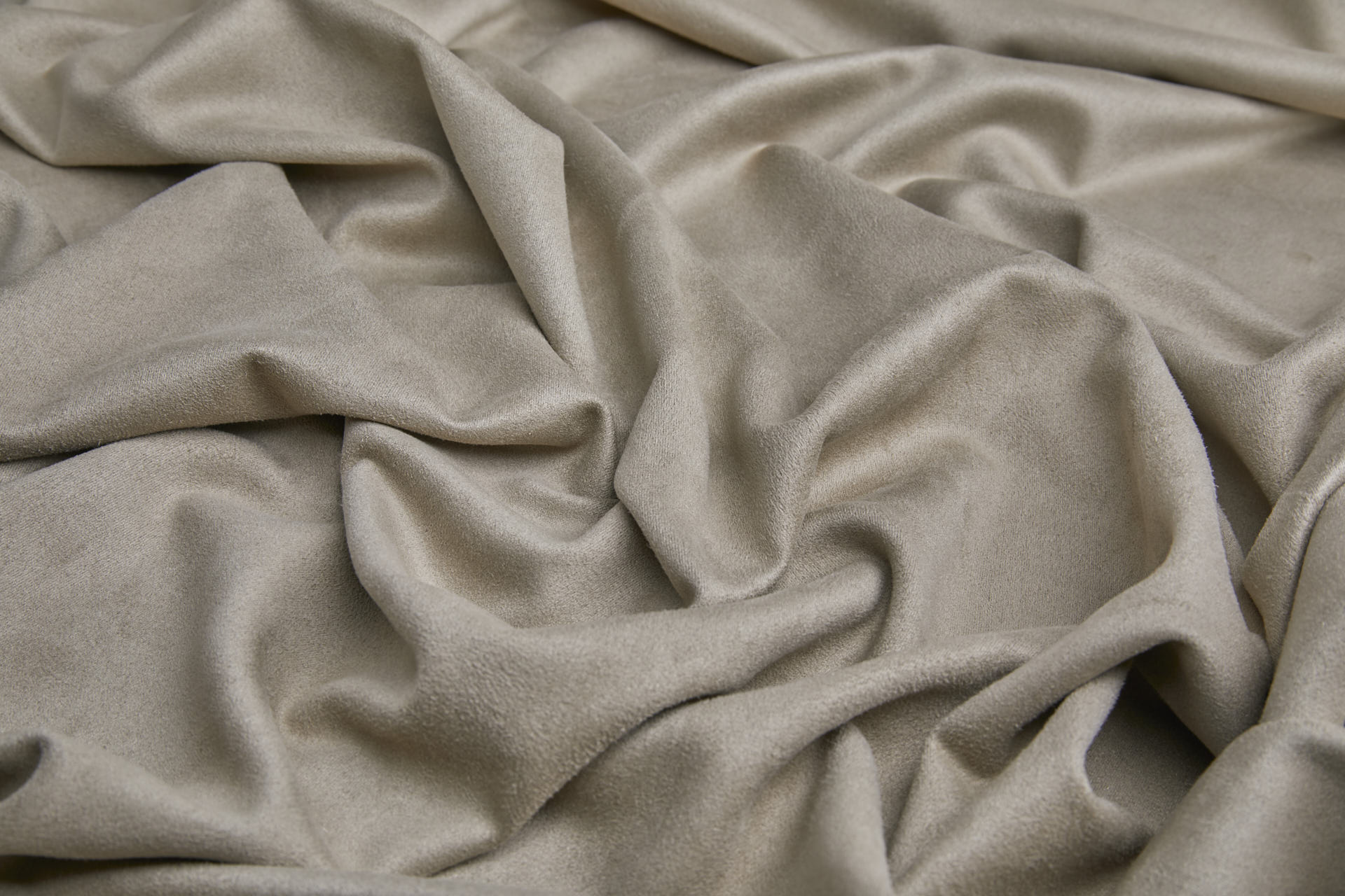 Soft Double Sided Stretch Suedette - Sandy Beige fabric, image 5 of 5