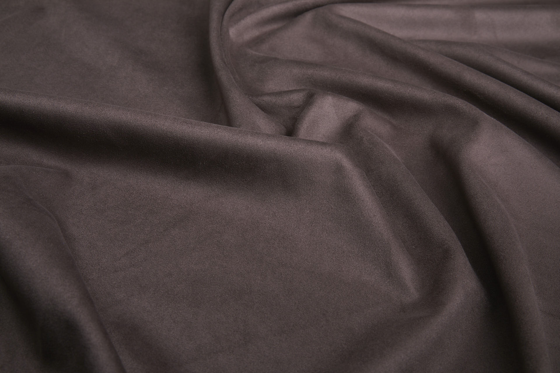 Soft Double Sided Stretch Suedette - Chocolate fabric
