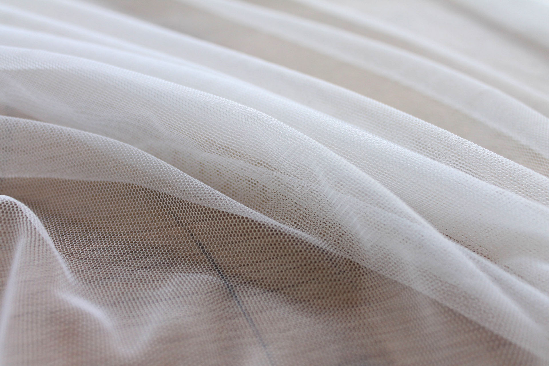 Soft Nylon Tulle - New Ivory - T50 fabric, image 6 of 6