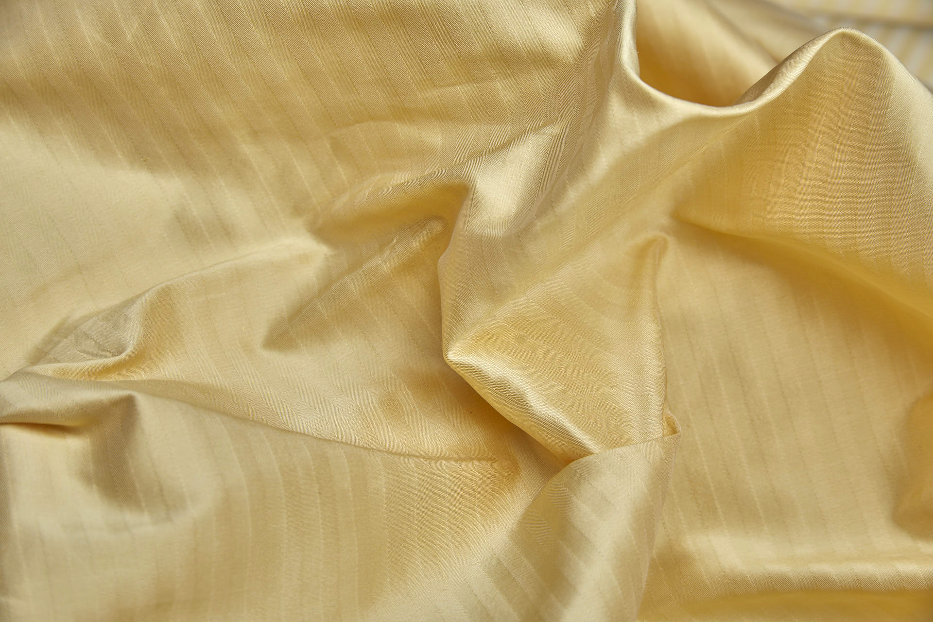 Woven Stripe Brocade - Creamy Yellow fabric, image 8 of 8