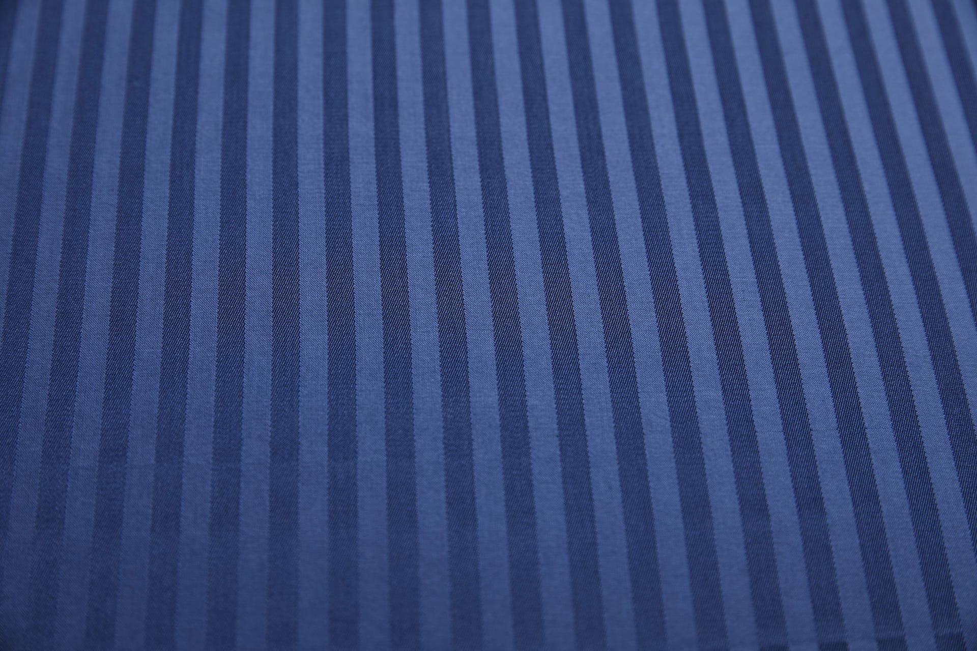 Woven Stripe Brocade - French Navy fabric, image 2 of 7