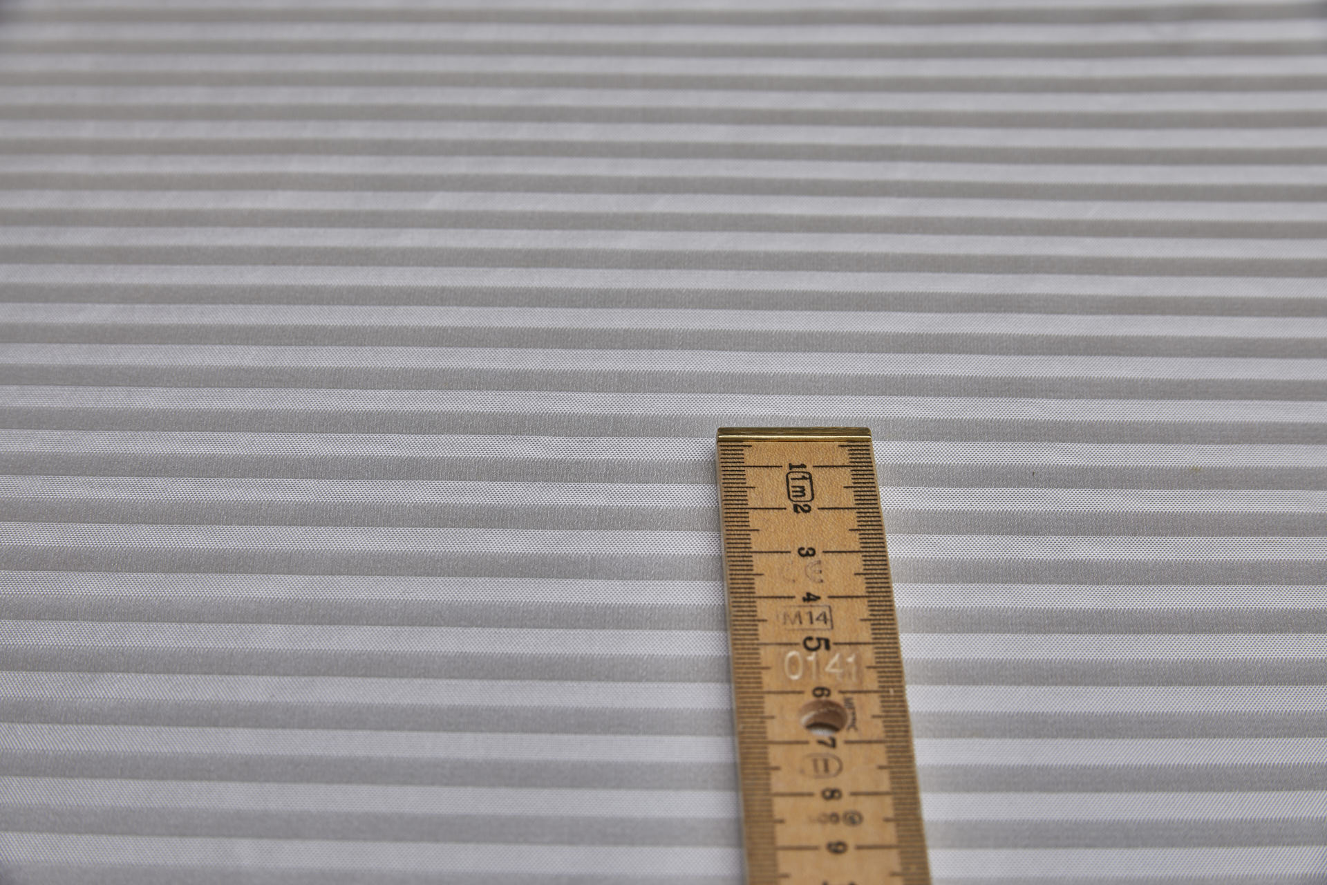 Woven Stripe Brocade - Ivory fabric, image 3 of 8