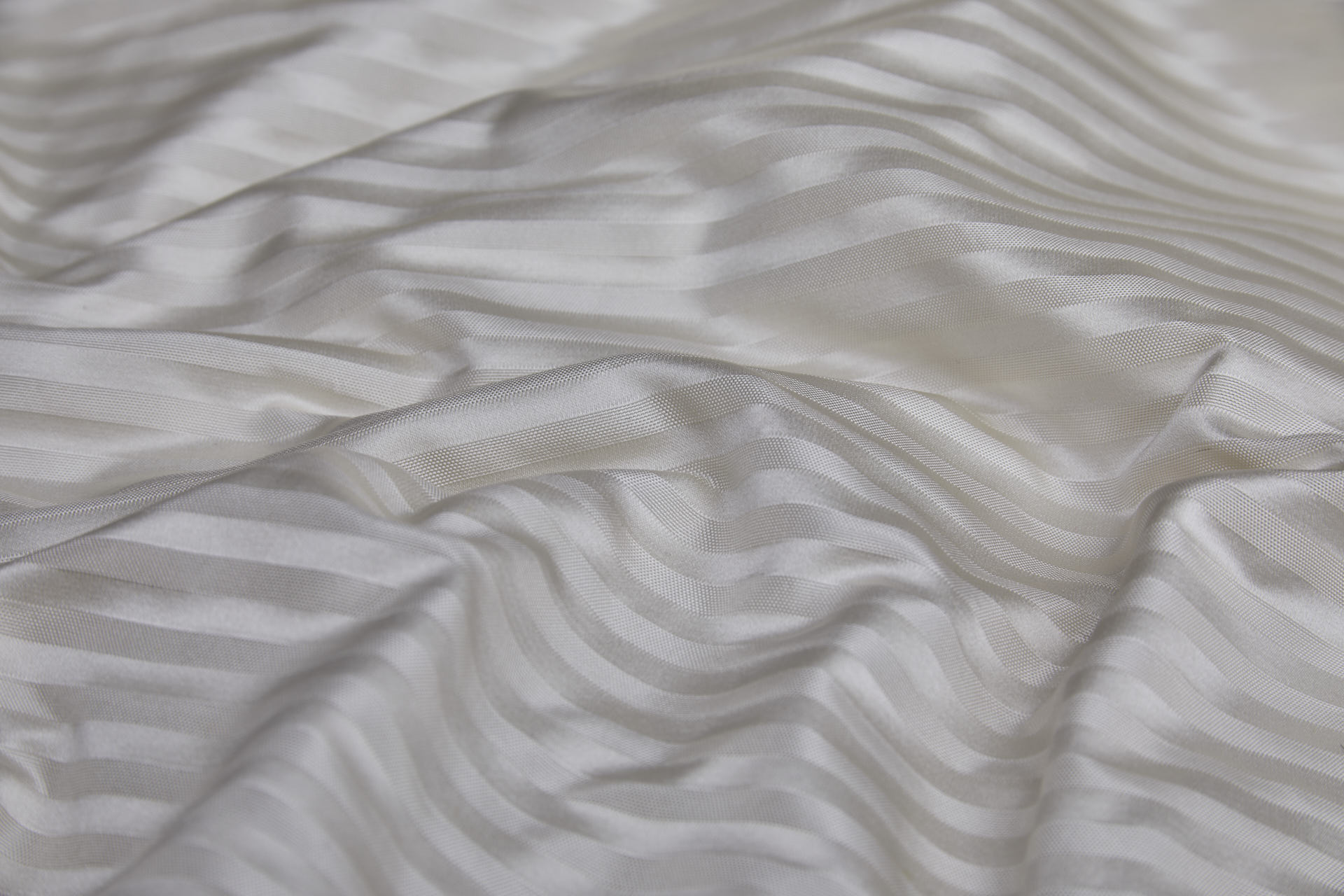 Woven Stripe Brocade - Ivory fabric, image 8 of 8