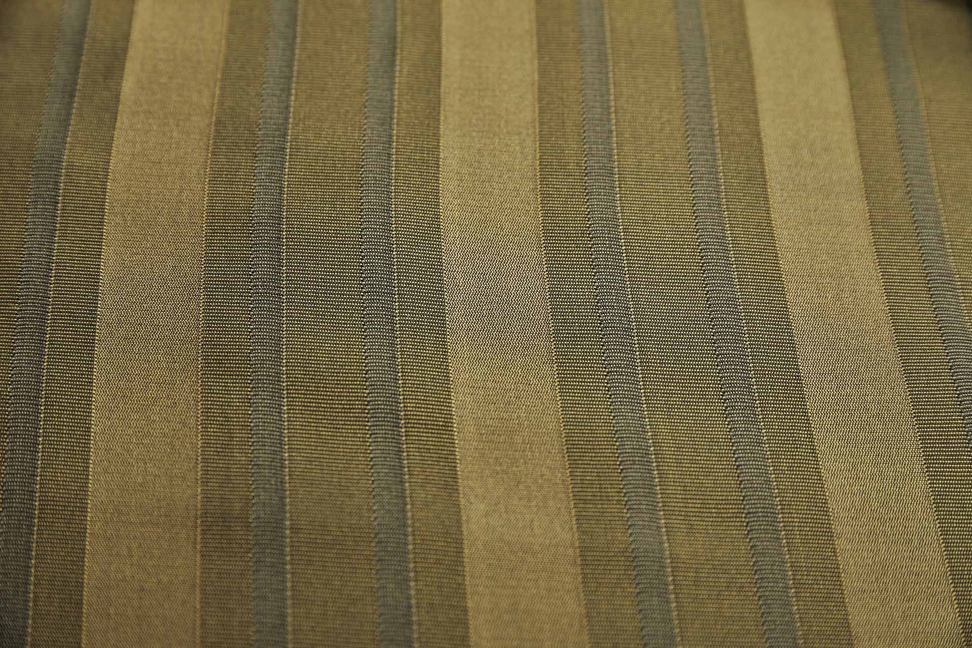 Reversible Stripe Brocade - Golden, Green and Grey fabric, image 10 of 11