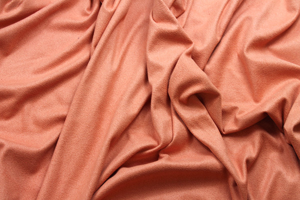 Soft Suedette - Apricot fabric, image 2 of 6