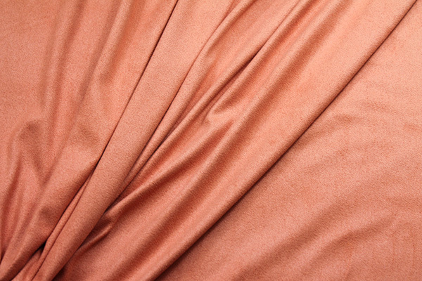 Soft Suedette - Apricot fabric, image 3 of 6