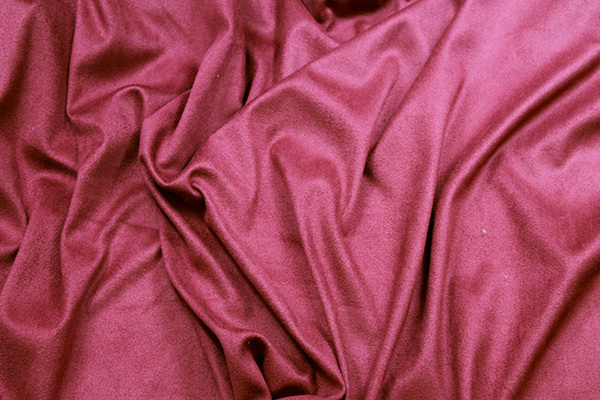 Soft Suedette - Carmine Red fabric, image 4 of 6