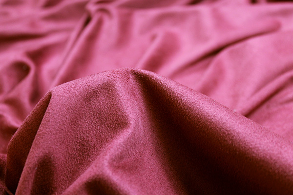 Soft Suedette - Carmine Red fabric