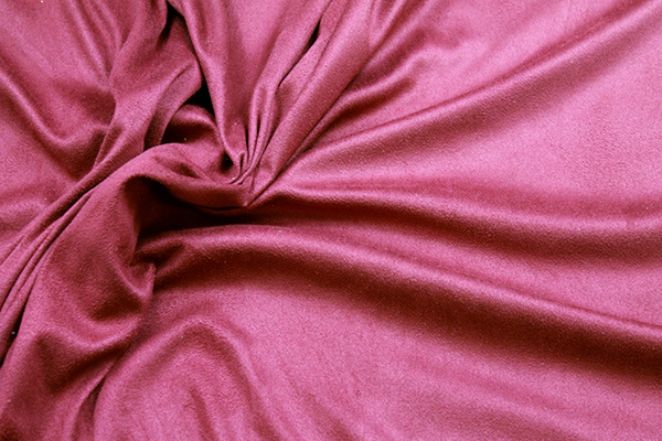Soft Suedette - Carmine Red fabric, image 2 of 6