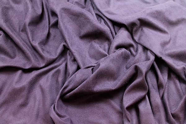 Soft Suedette - Deep Purple fabric, image 5 of 5