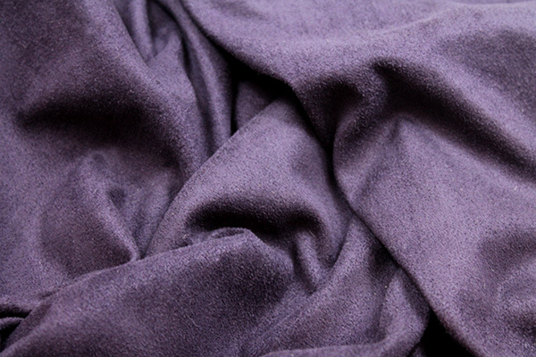 Soft Suedette - Deep Purple fabric, image 2 of 5
