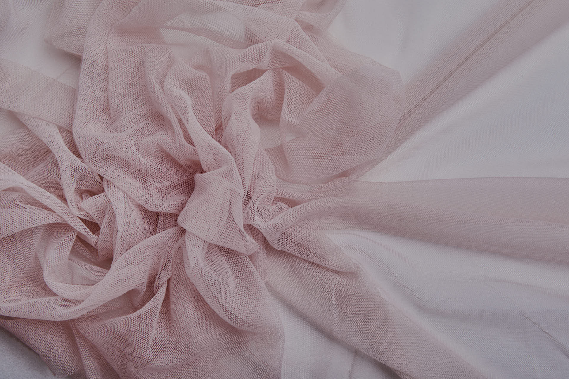 Soft Nylon Tulle - Powder Pink - T52 fabric, image 6 of 6