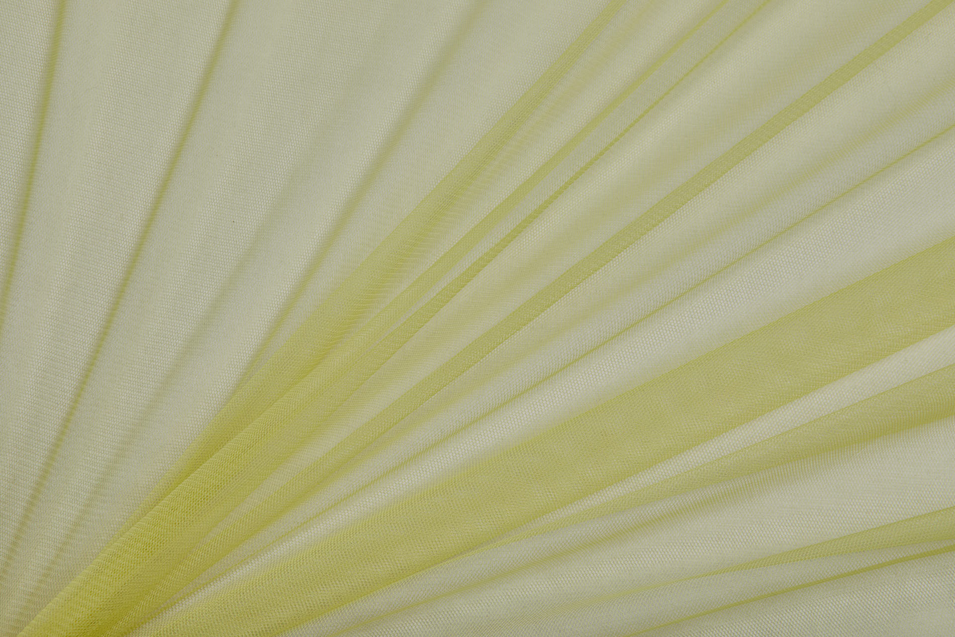 Soft Nylon Tulle - Pale Yellow - T55 fabric, image 5 of 6
