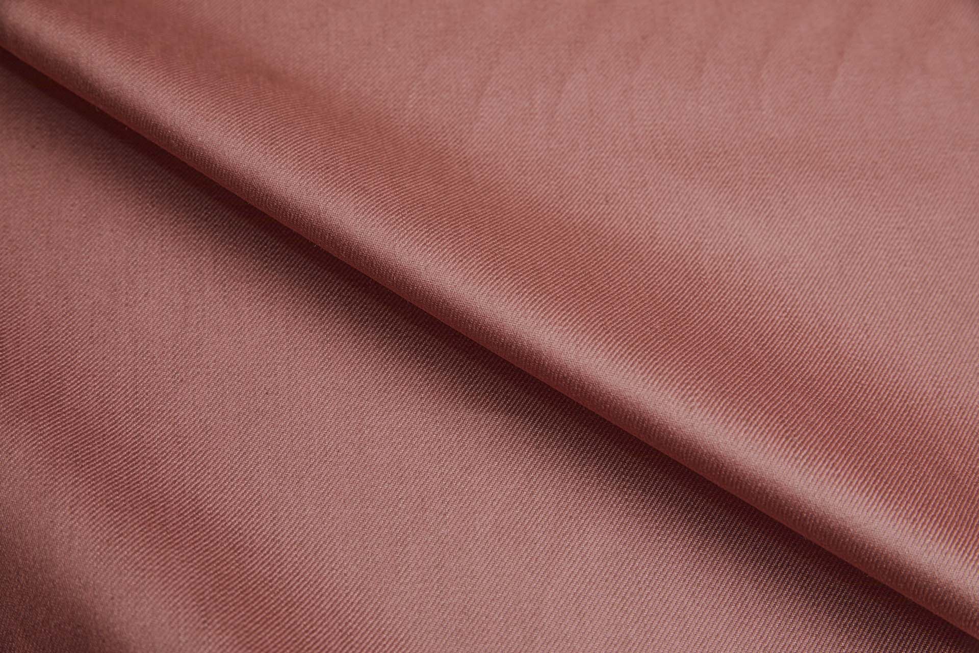 Glazed Italian Denim - Terracotta fabric, image 3 of 7