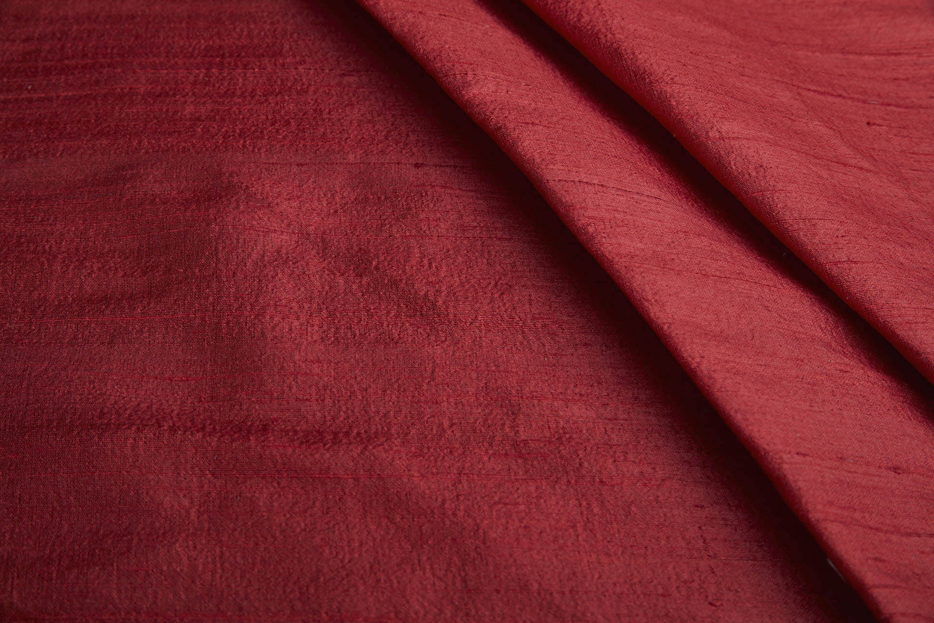 Textured Silk Dupion - Red fabric, image 3 of 4