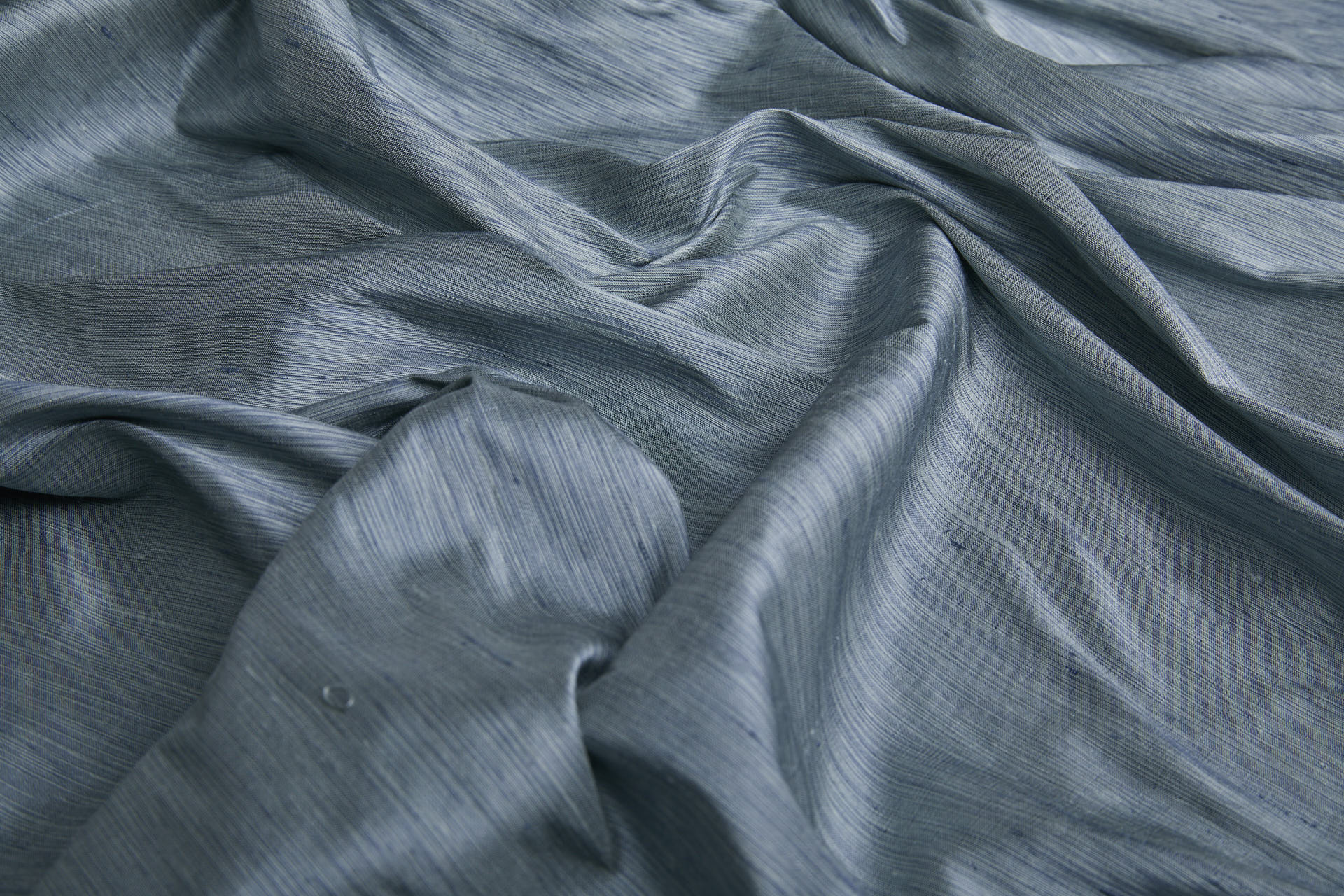Three Tone Marl Silk Dupion - Cadet Blue fabric, image 3 of 7