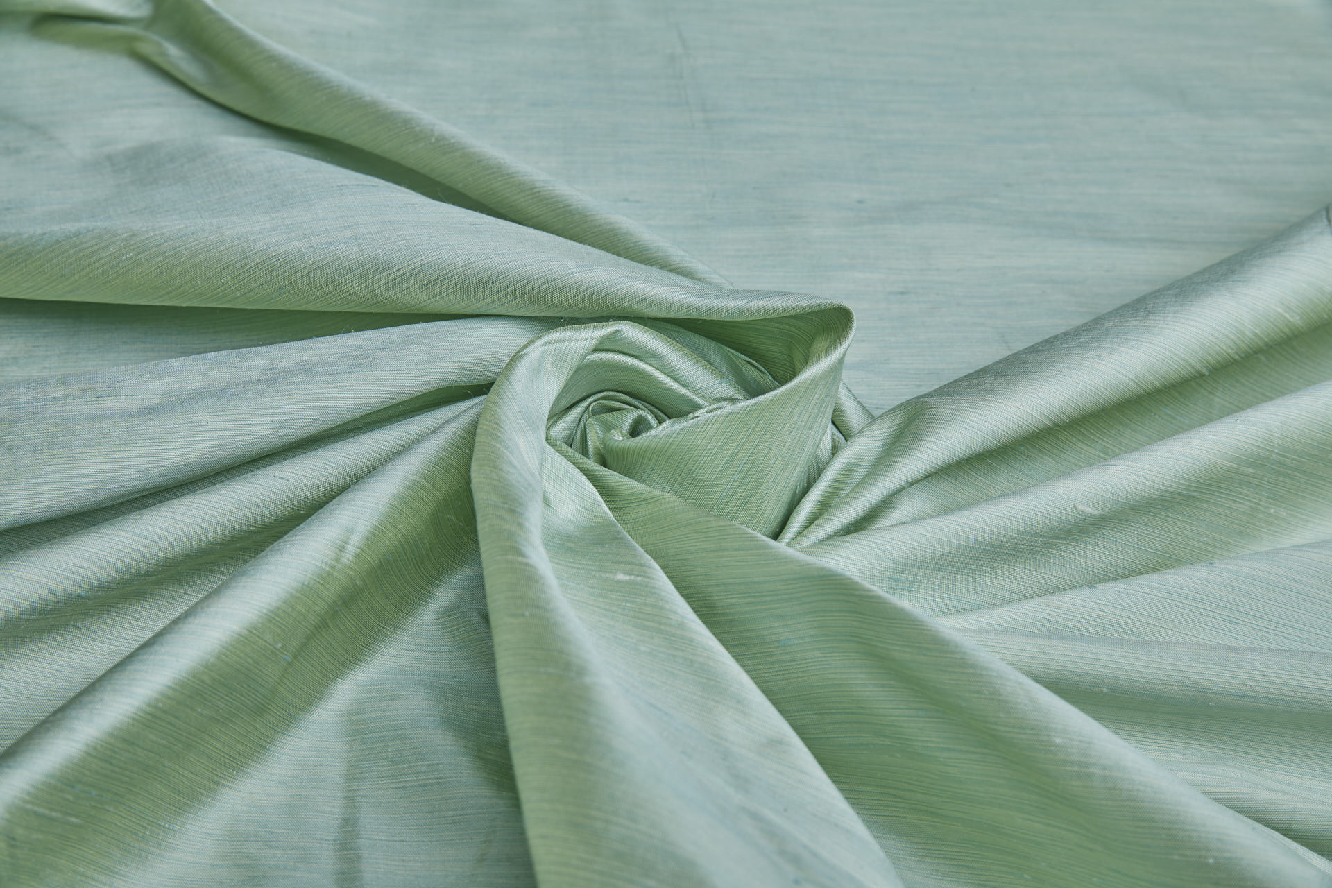 Three Tone Marl Silk Dupion - Fresh Green fabric