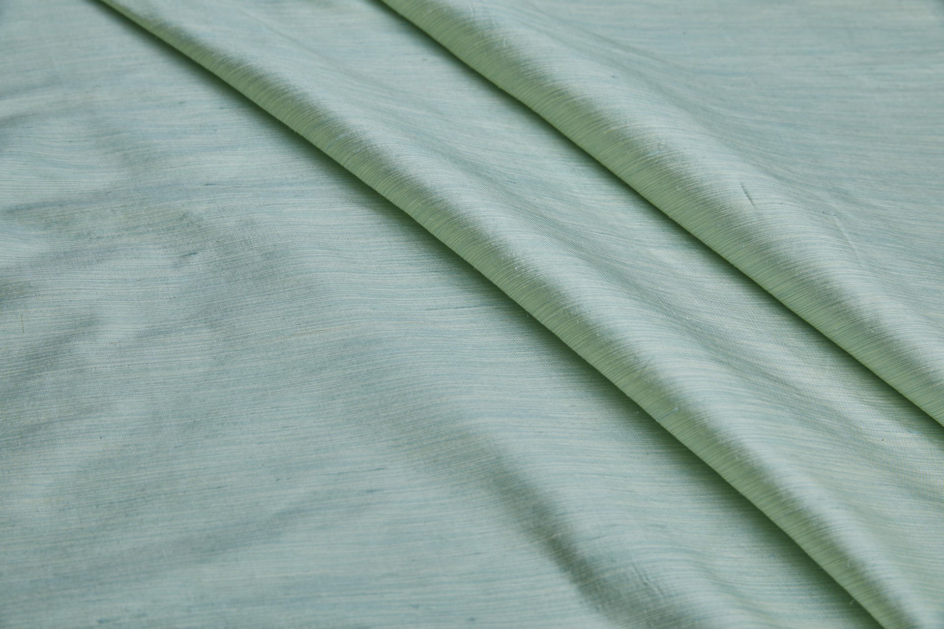 Three Tone Marl Silk Dupion - Fresh Green fabric, image 5 of 7