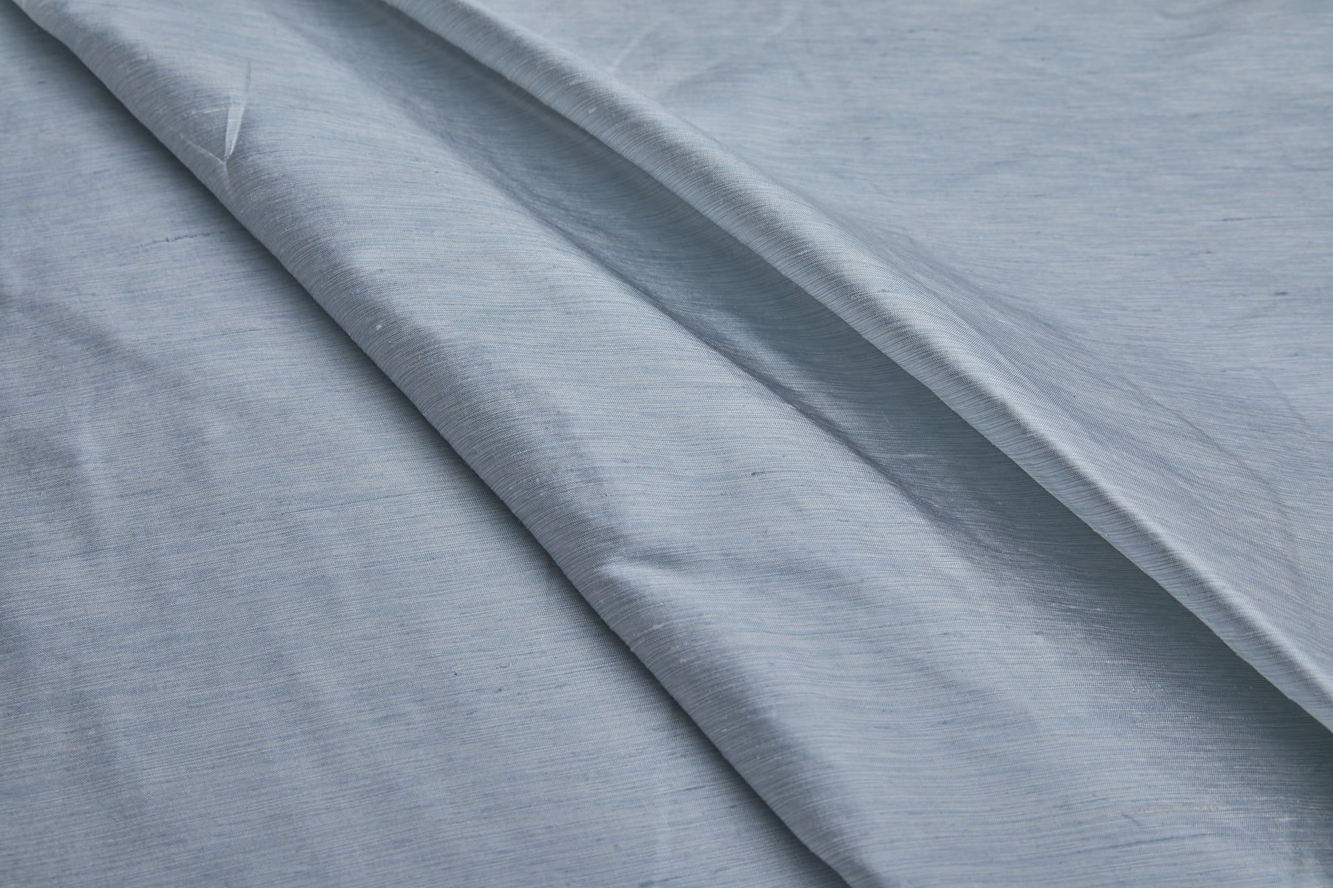 Three Tone Marl Silk Dupion - Pale Blue fabric, image 7 of 7