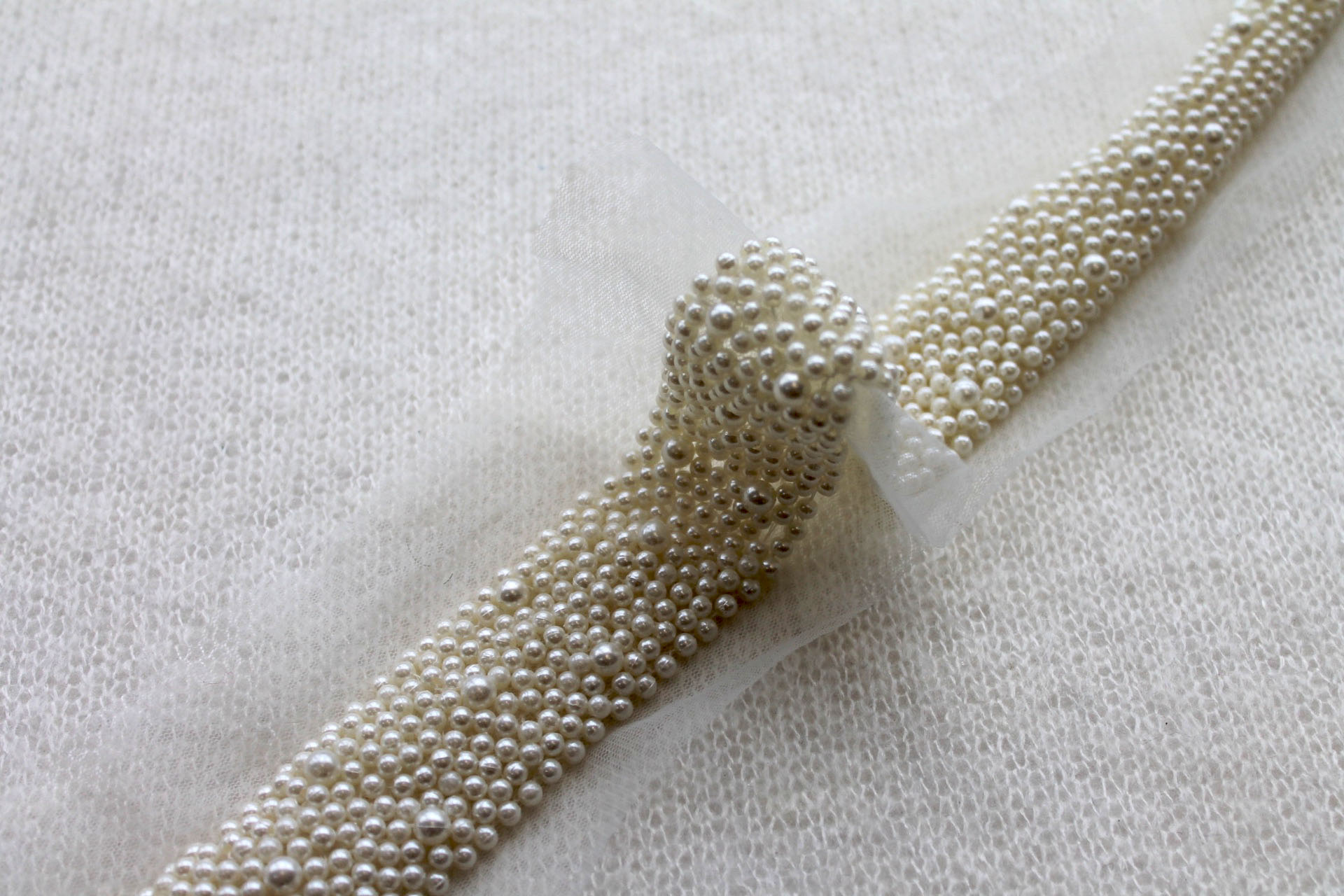 Cream Pearl Trim - Narrow, image 3 of 5