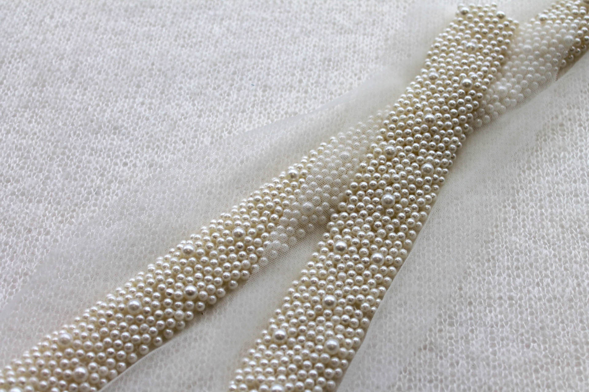 Cream Pearl Trim - Narrow, image 4 of 5