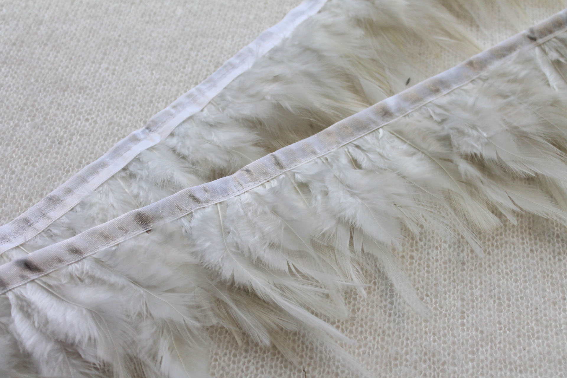 Feather Trim - Ivory, image 3 of 3