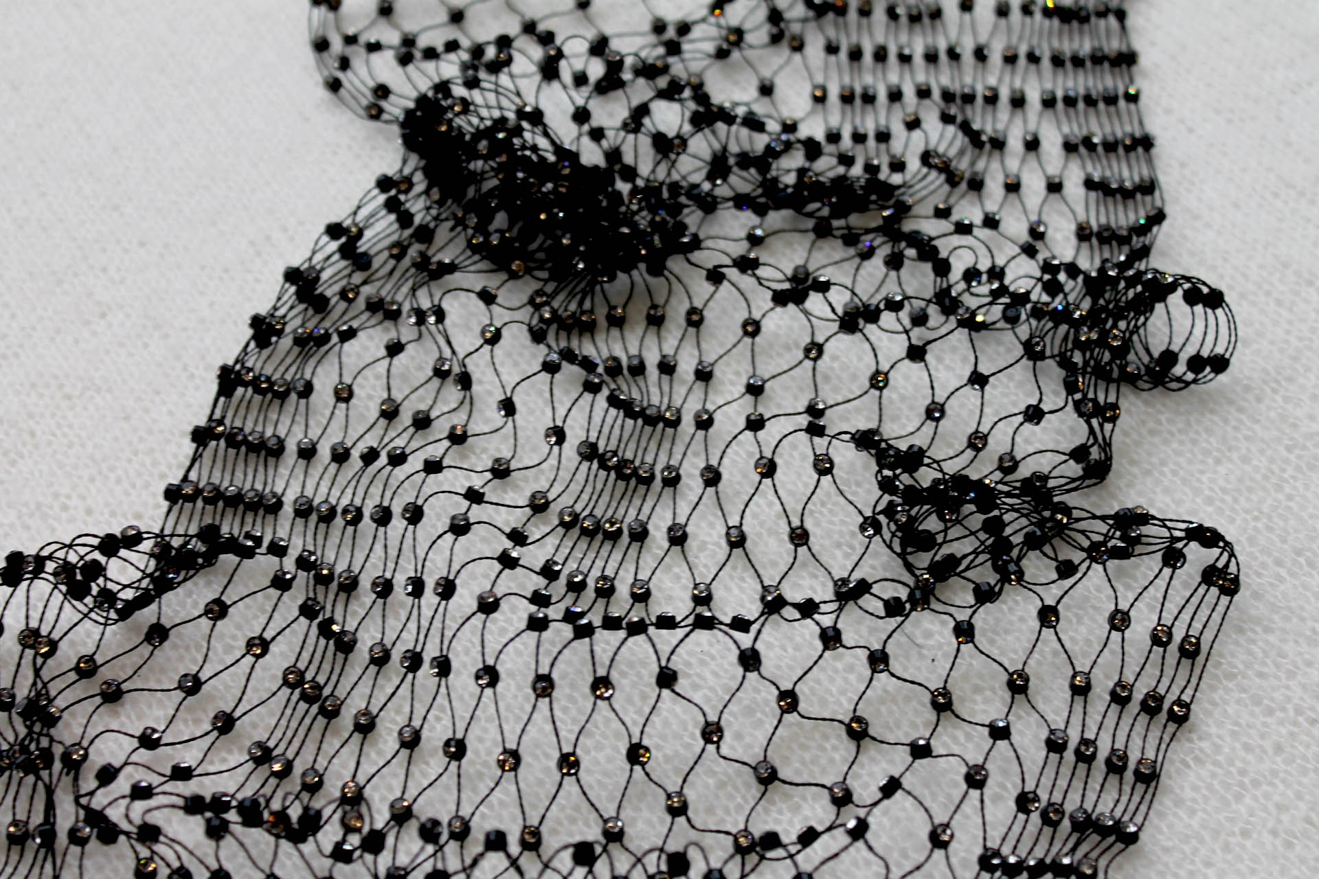 Diamanté Net - Black trim