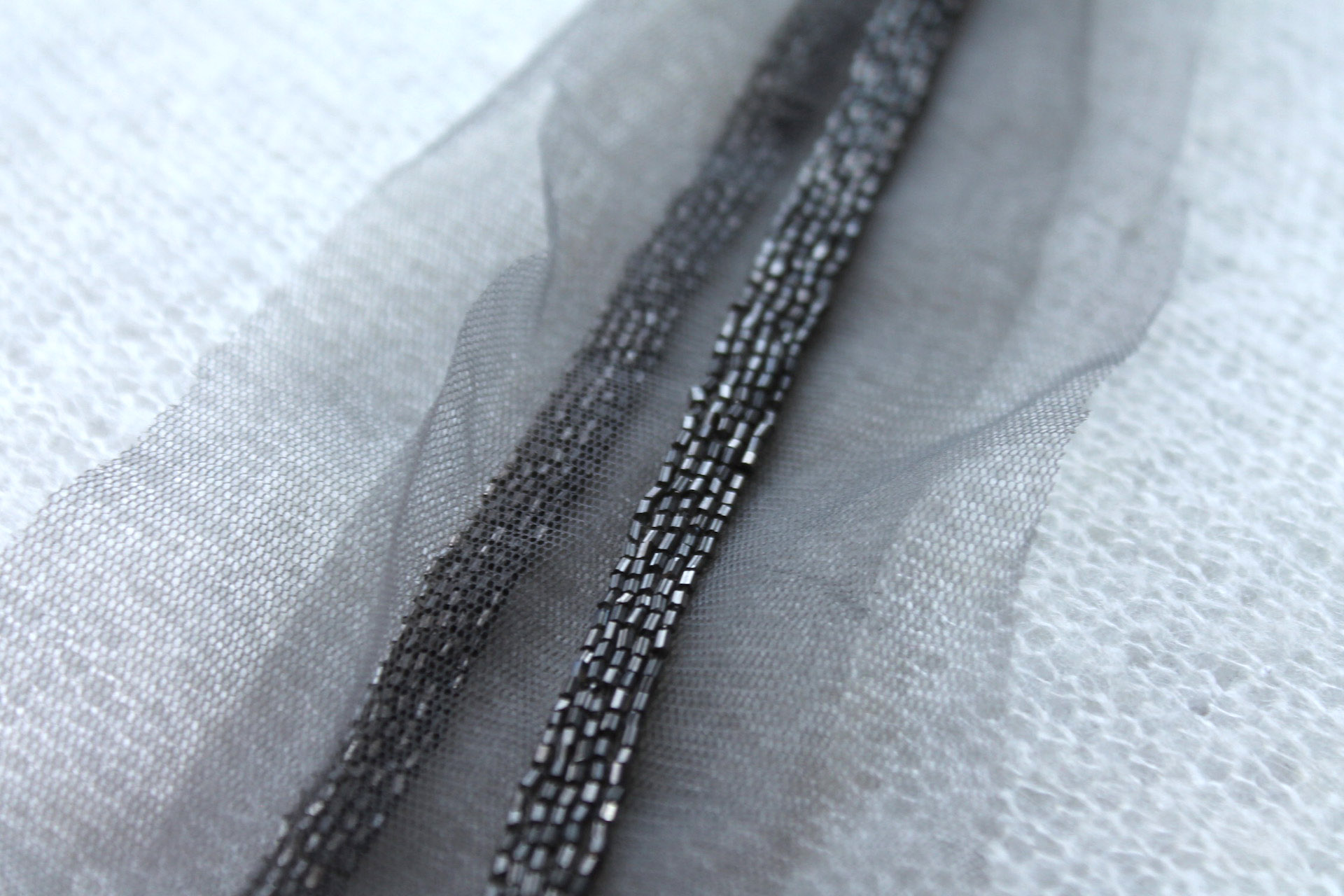 Beaded Micro Trim - Gunmetal - Narrow, image 4 of 5