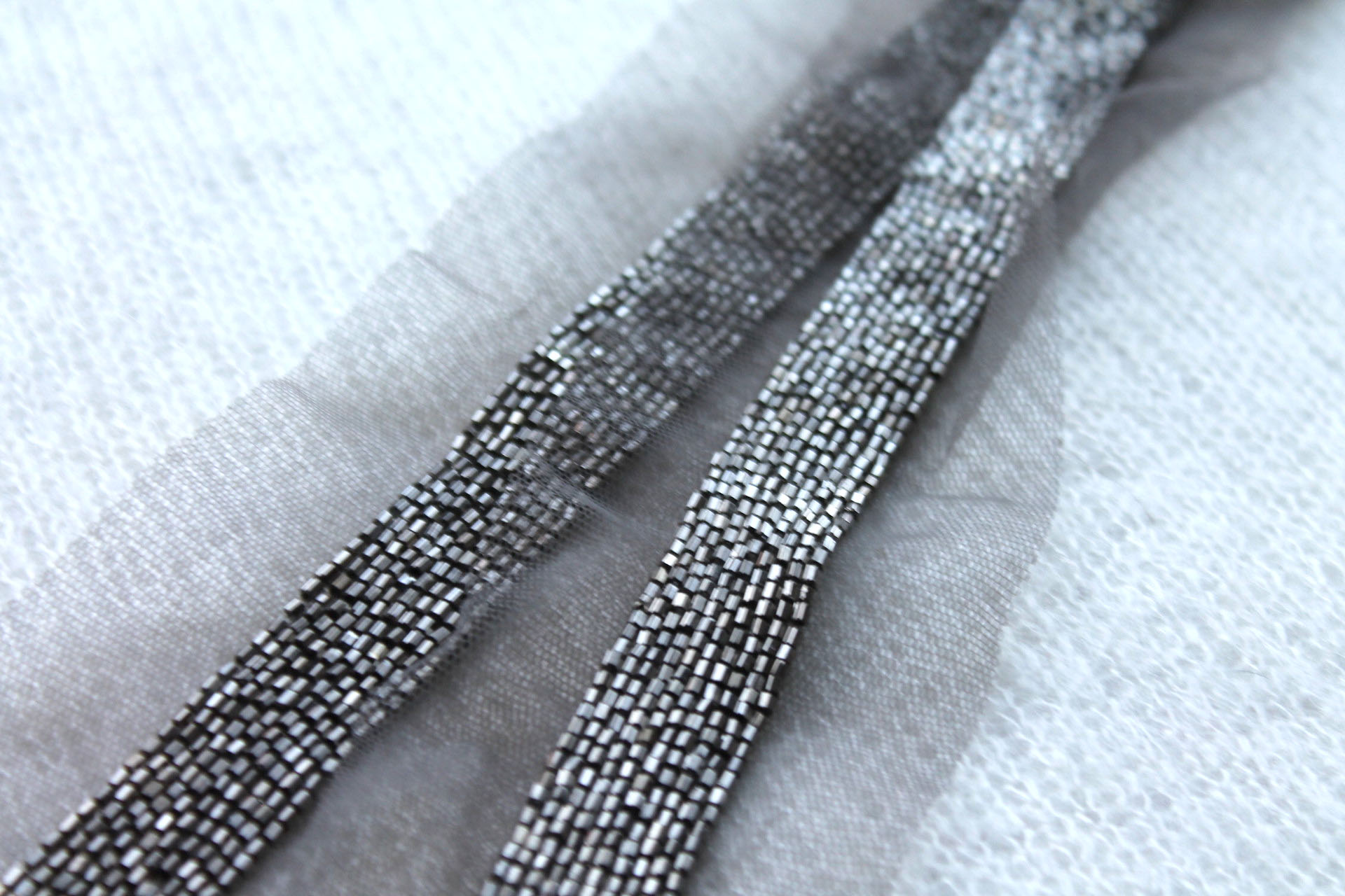 Beaded Micro Trim - Gunmetal - Wide, image 4 of 4
