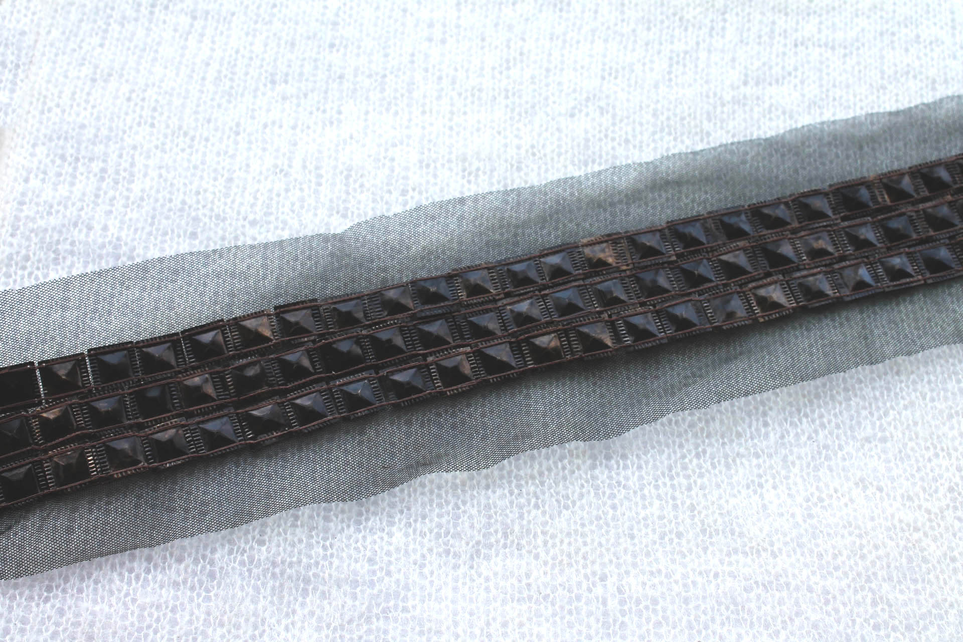 Stud Sequin Trim - Bronze - Triple, image 2 of 4