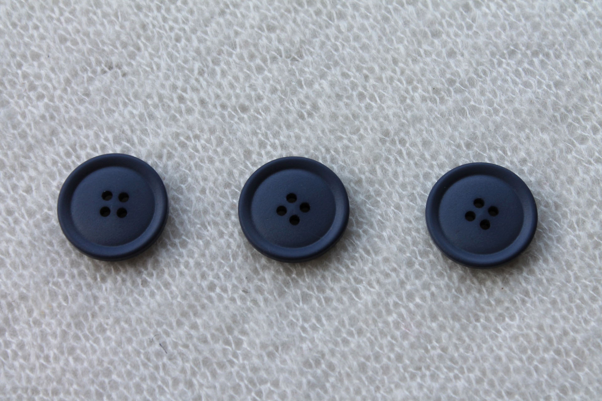 Vintage Cornflower Blue Button - 2.4cm, image 2 of 4