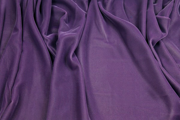 Viscose Velvet - Violet fabric, image 4 of 6