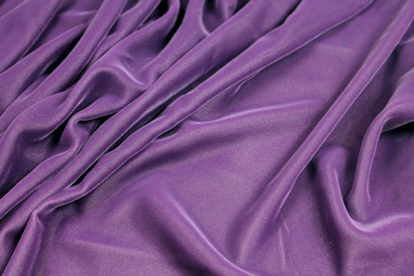 Viscose Velvet - Violet fabric, image 5 of 6