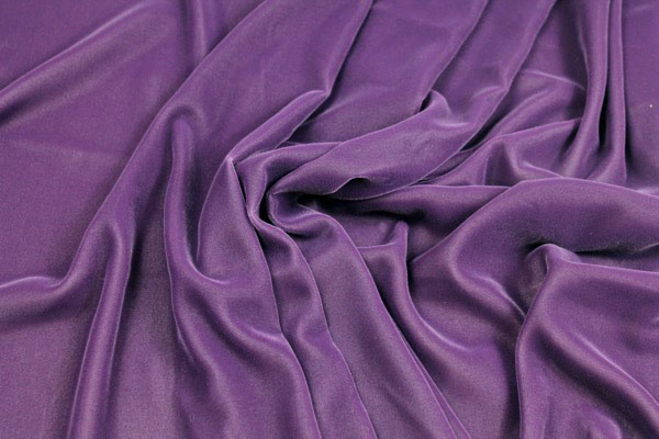 Viscose Velvet - Violet fabric, image 6 of 6