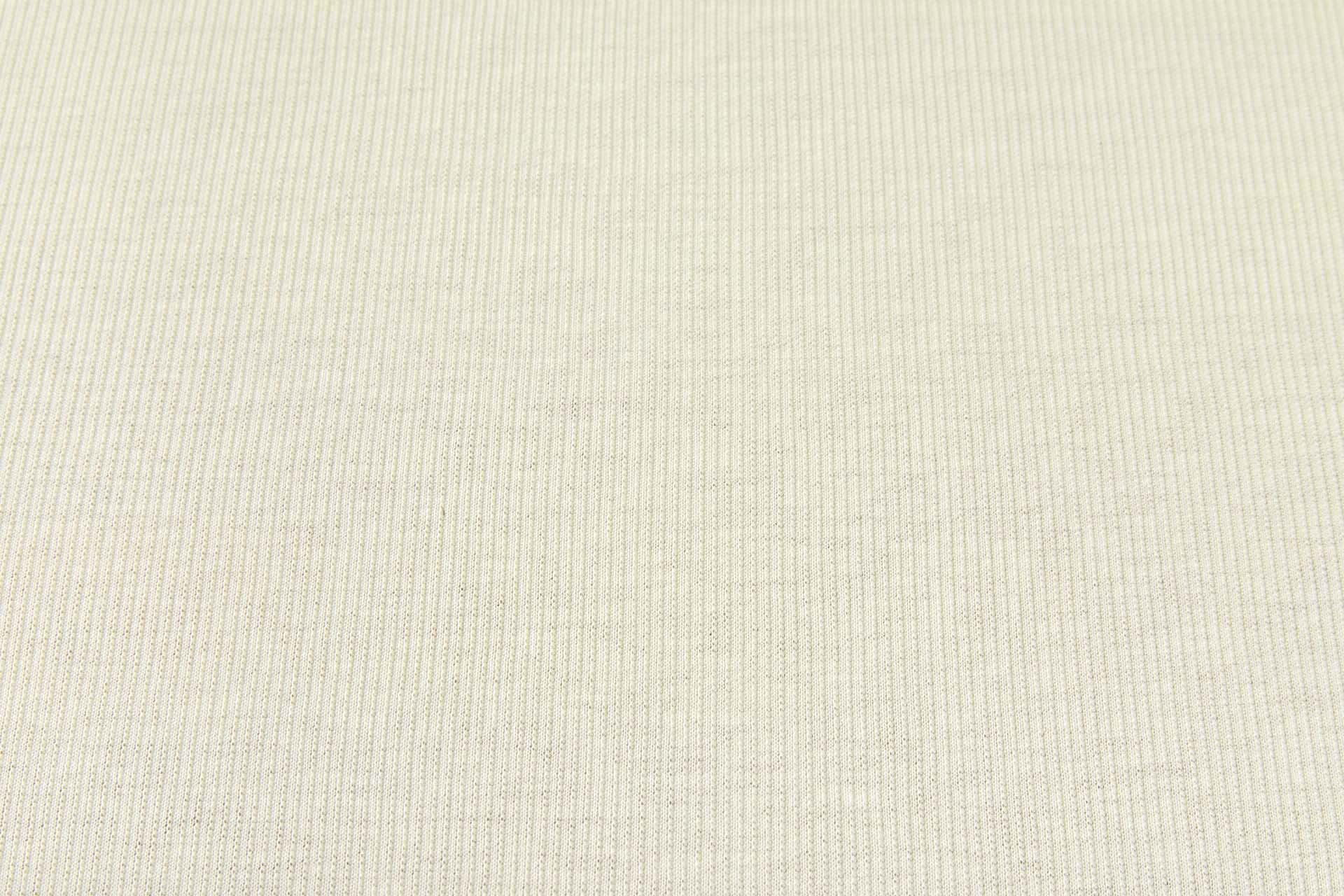 Cotton Viscose Ribbed Jersey - Cream fabric, image 5 of 6