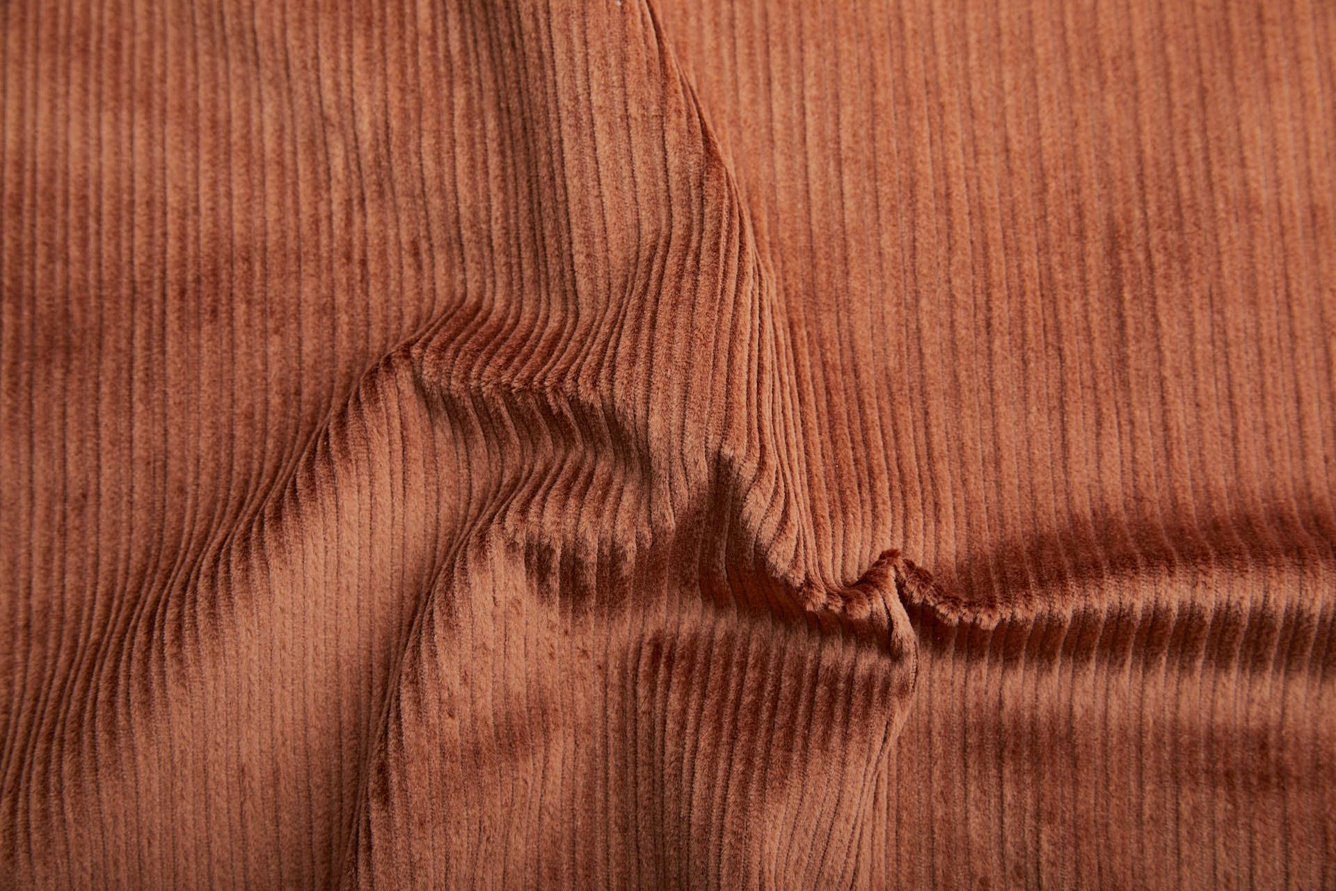 Wide Rib Stretch Corduroy - Red Fox fabric, image 7 of 7
