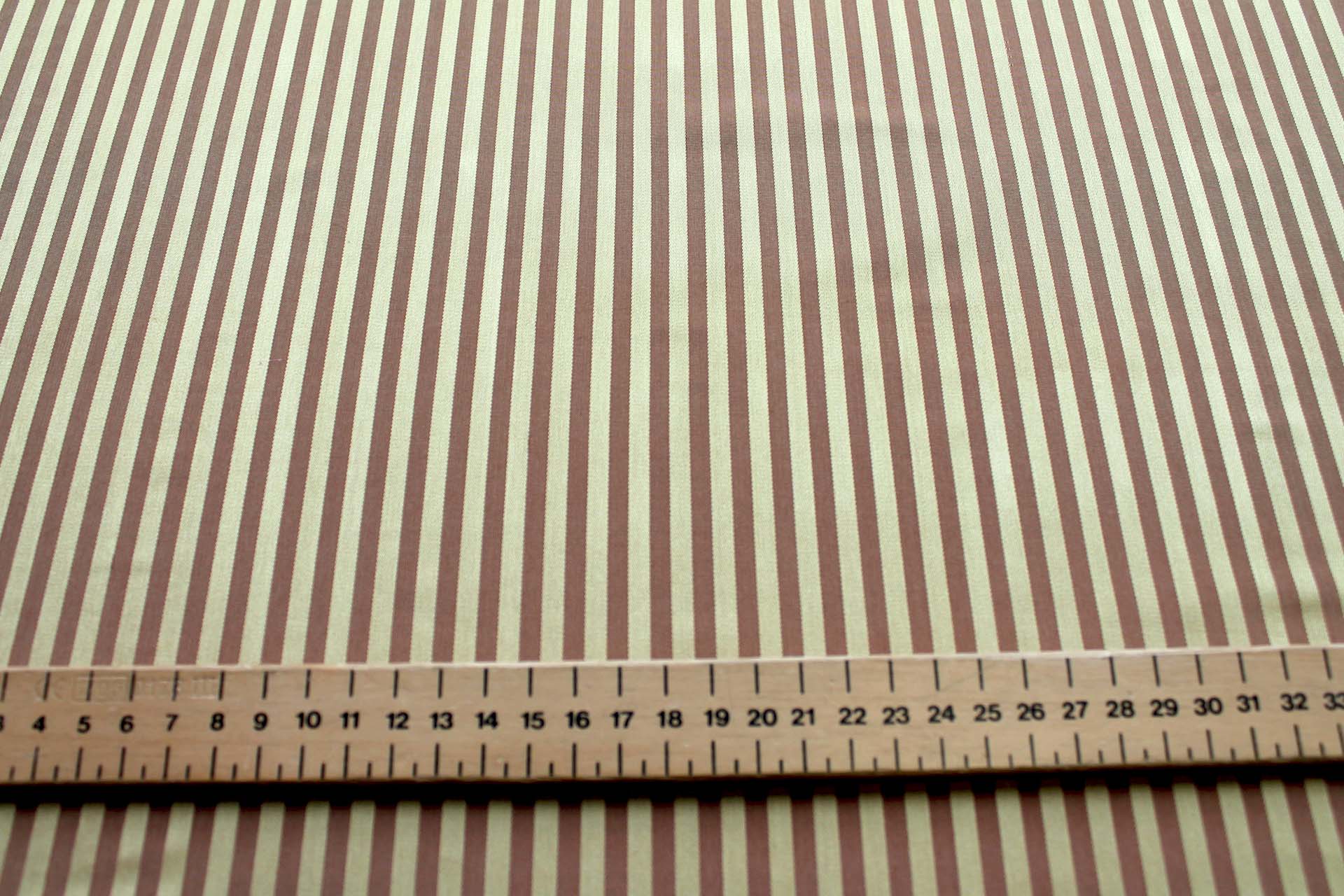 Woven Stripe Brocade - Rust and Gold fabric, image 3 of 5