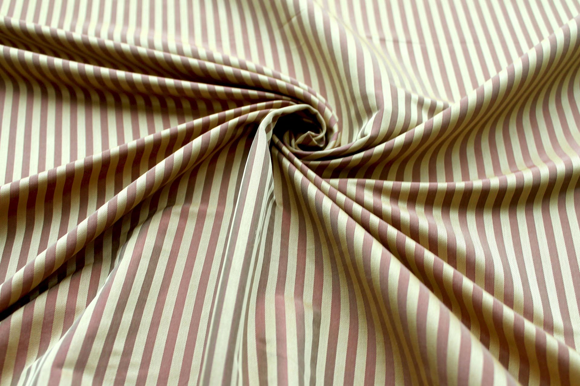 Woven Stripe Brocade - Rust and Gold fabric, image 4 of 5