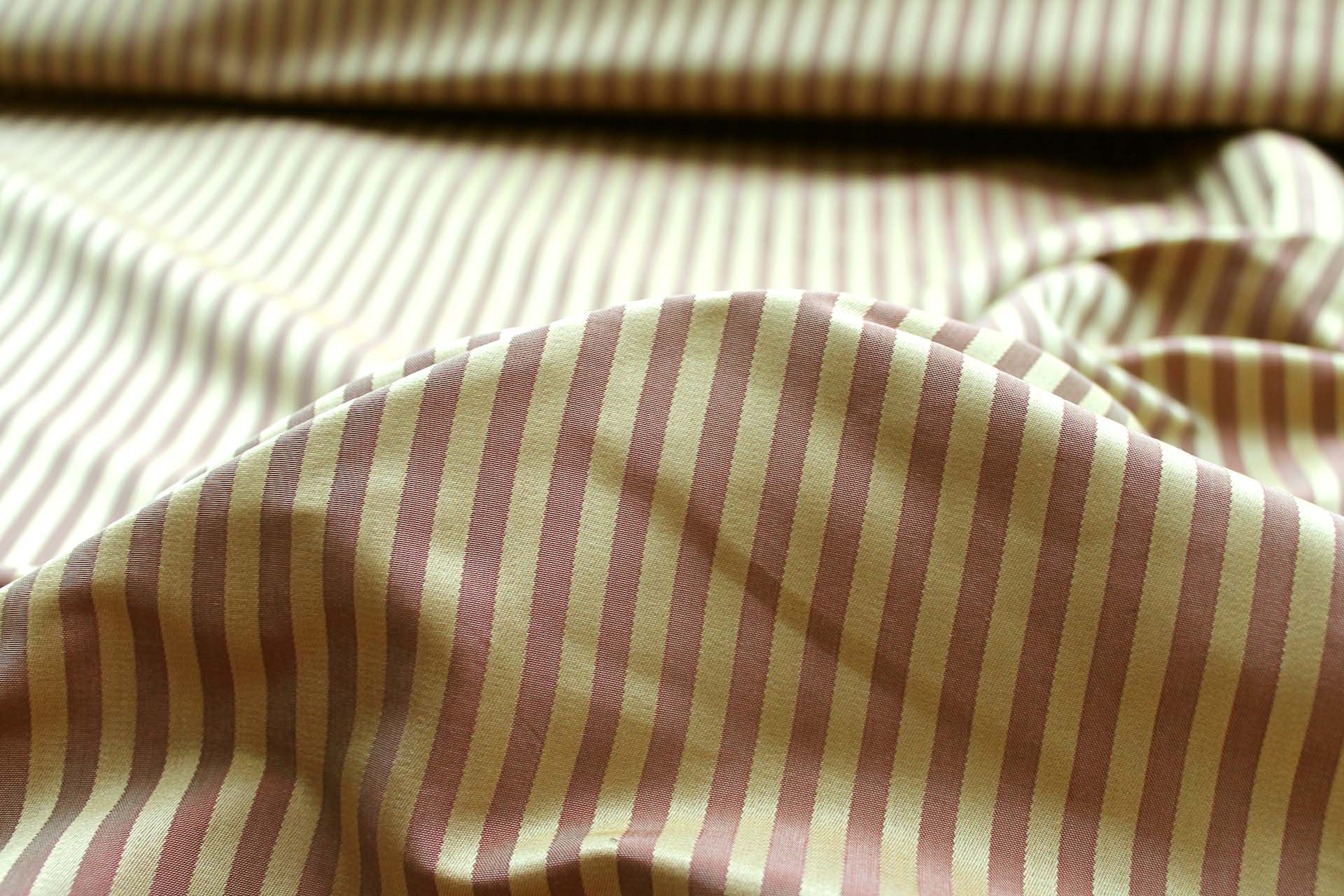 Woven Stripe Brocade - Rust and Gold fabric, image 5 of 5