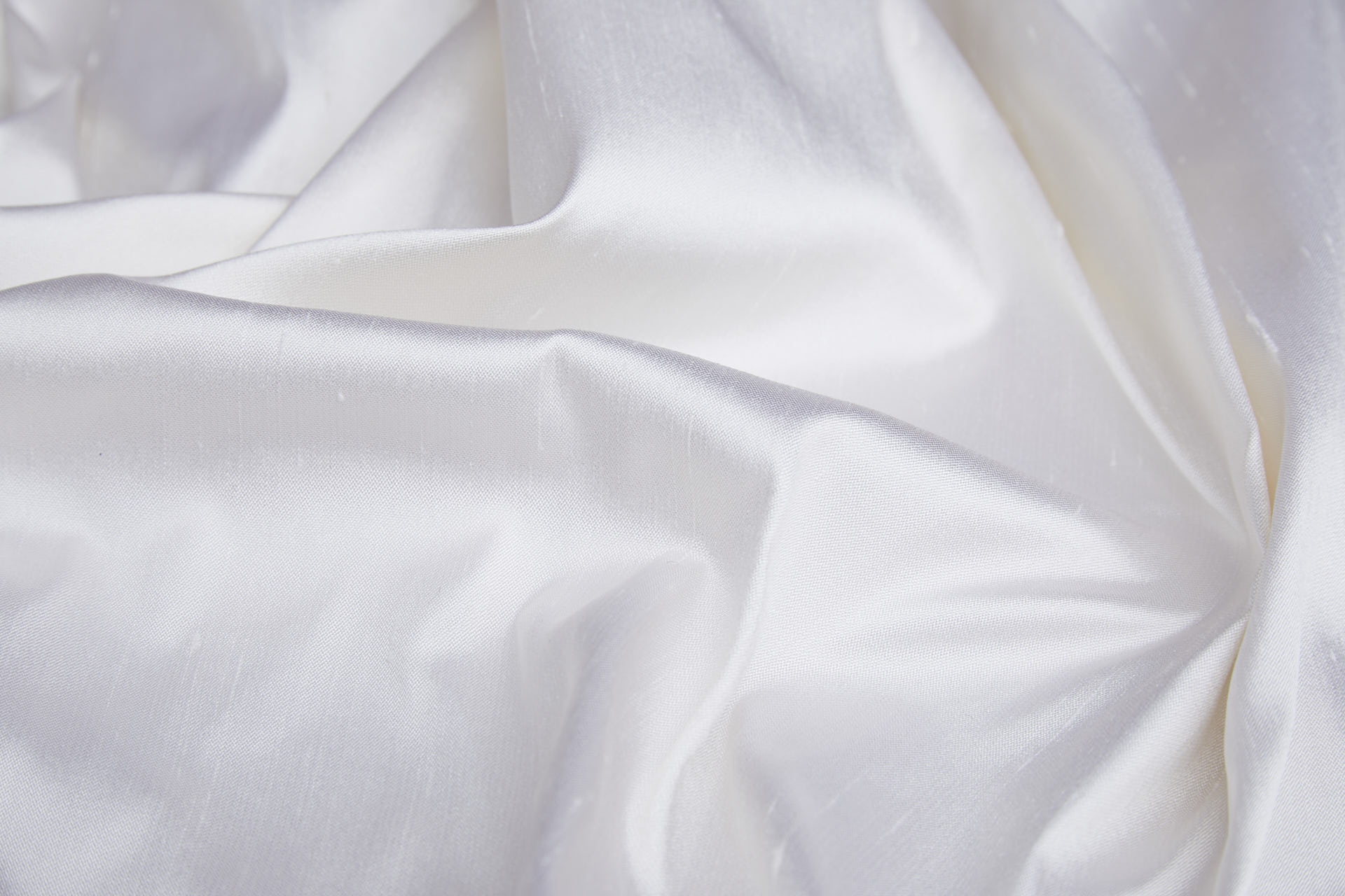 White Silk Shantung