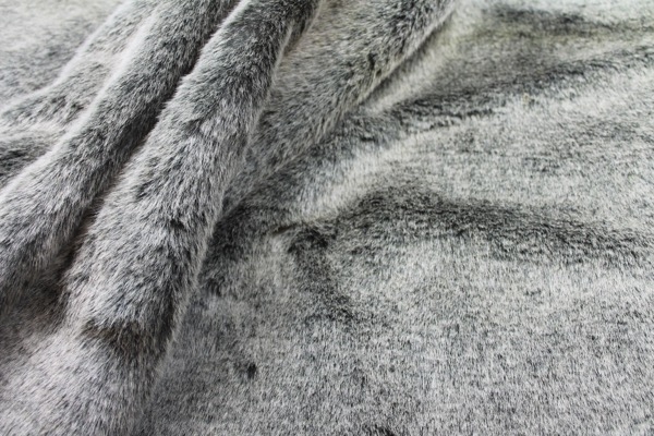 Faux Fur Short Pile Grey