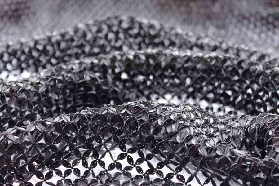 Fancy Black Sequins Fabric Fancy black sequins fabric